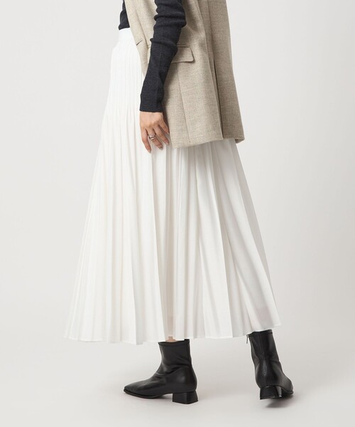 シアー プリーツ スカート（スカート）｜green label relaxing