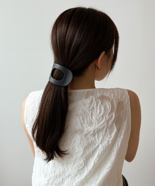 Shelly island(シェリーアイランド)の「ビッグアセチクリップ(バレッタ/ヘアクリップ・レディース・ブラック/ブラウン/その他・FREE)」の6枚目の写真