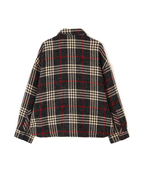 DANKE SCHON(ダンケシェーン)の「【WEB&DEPOT限定】DankeSchon/ダンケシェーン/SNAP CHECK SHIRTS(シャツ/ブラウス・レディース・グレー/モスグリーン/ブラウン・L/M)」の4枚目の写真