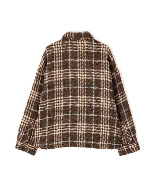 DANKE SCHON(ダンケシェーン)の「【WEB&DEPOT限定】DankeSchon/ダンケシェーン/SNAP CHECK SHIRTS(シャツ/ブラウス・レディース・グレー/モスグリーン/ブラウン・L/M)」の5枚目の写真