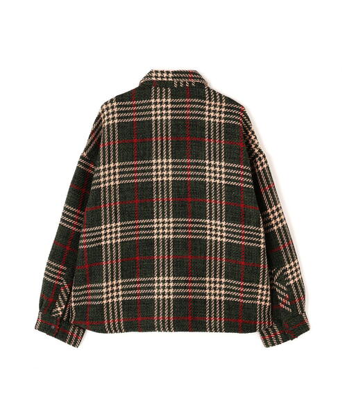 DANKE SCHON(ダンケシェーン)の「【WEB&DEPOT限定】DankeSchon/ダンケシェーン/SNAP CHECK SHIRTS(シャツ/ブラウス・レディース・グレー/モスグリーン/ブラウン・L/M)」の6枚目の写真