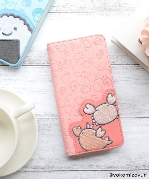 iPhone17 iPhone17Pro iPhone15/14/13 なんでもいきもの 刺繍入り手帳