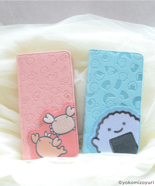 M-factory（エムファクトリー）の「iPhone17 iPhone17Pro iPhone15/14/13 なんでもいきもの 刺繍入り手帳ケース（スマホケース/カバー・レディース・ブルー系その他/ピンク系その他・iPhone 13/14/15/iPhone 17/iPhone 17 Pro）」の5枚目の写真