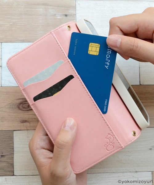 M-factory（エムファクトリー）の「iPhone17 iPhone17Pro iPhone15/14/13 なんでもいきもの 刺繍入り手帳ケース（スマホケース/カバー・レディース・ブルー系その他/ピンク系その他・iPhone 13/14/15/iPhone 17/iPhone 17 Pro）」の13枚目の写真