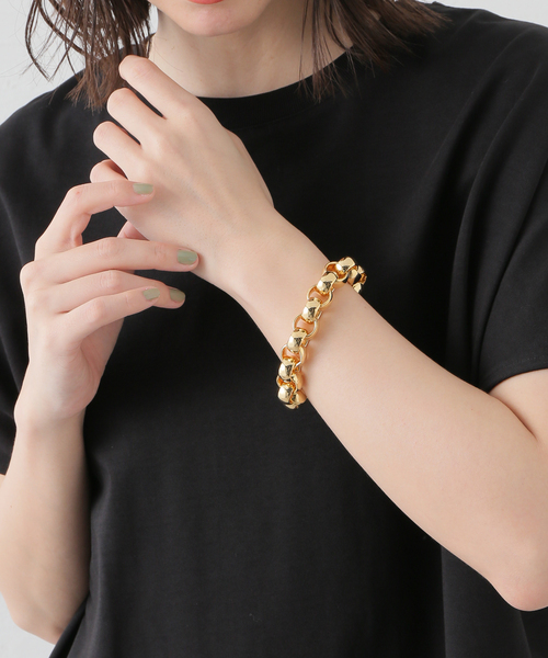 JOURNAL STANDARD relume(ジャーナルスタンダード レリューム)の「【Kenneth Jay Lane/ケネス ジェイ レーン】gold chain ブレスレット(ブレスレット・レディース・ゴールド・FREE)」の3枚目の写真