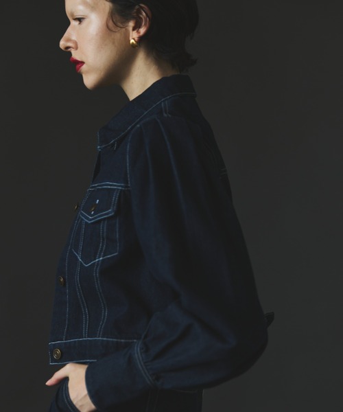 PERNA（ペルナ）の「ボリュームスリーブデニムジャケット（デニム