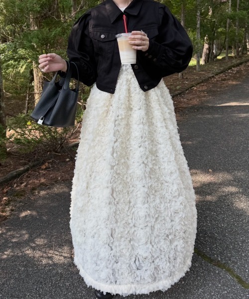 ボリュームスリーブデニムジャケット（デニムジャケット）｜PERNA