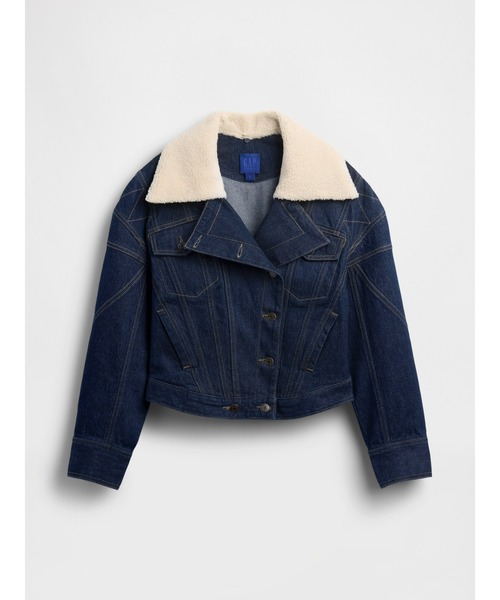 GapStudio（ギャップスタジオ）の「GapStudio シーム アイコンデニムジャケット（デニムジャケット・レディース・インディゴブルー・XXS/L/M/S/XS）」の3枚目の写真