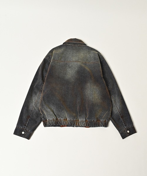 ADAM PATEK(アダムパテック)の「【ADAMPATEK/アダムパテック】velour dust jacket ベロアジャケット(ブルゾン・レディース・ブラウン/ブラック・2/1)」の18枚目の写真
