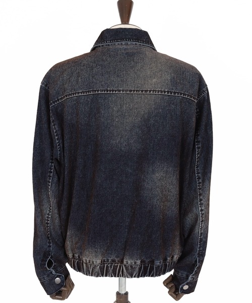 ADAM PATEK(アダムパテック)の「【ADAMPATEK/アダムパテック】velour dust jacket ベロアジャケット(ブルゾン・レディース・ブラウン/ブラック・2/1)」の4枚目の写真