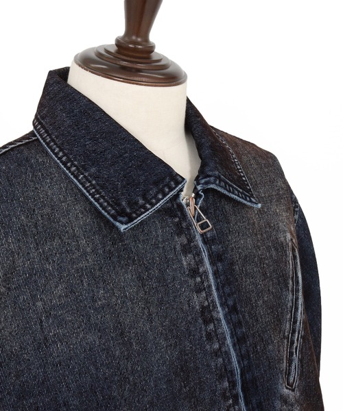 ADAM PATEK(アダムパテック)の「【ADAMPATEK/アダムパテック】velour dust jacket ベロアジャケット(ブルゾン・レディース・ブラウン/ブラック・2/1)」の5枚目の写真