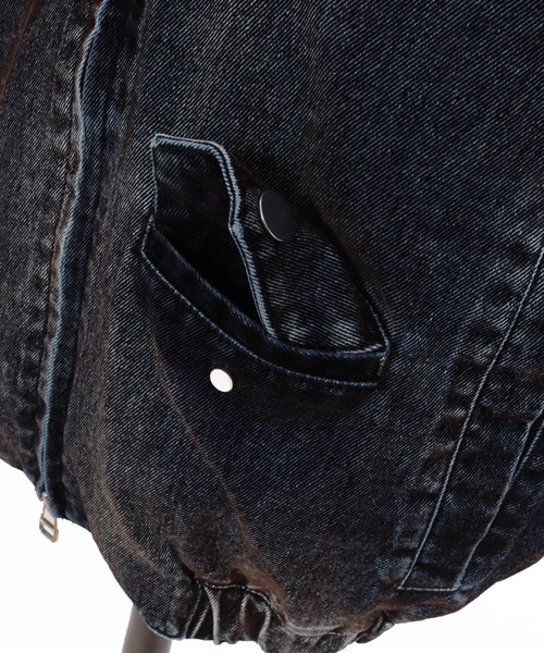 ADAM PATEK(アダムパテック)の「【ADAMPATEK/アダムパテック】velour dust jacket ベロアジャケット(ブルゾン・レディース・ブラウン/ブラック・2/1)」の12枚目の写真