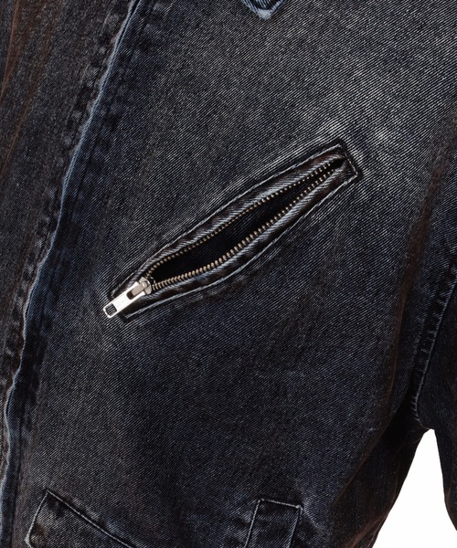 ADAM PATEK(アダムパテック)の「【ADAMPATEK/アダムパテック】velour dust jacket ベロアジャケット(ブルゾン・レディース・ブラウン/ブラック・2/1)」の13枚目の写真