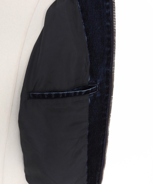 ADAM PATEK(アダムパテック)の「【ADAMPATEK/アダムパテック】velour dust jacket ベロアジャケット(ブルゾン・レディース・ブラウン/ブラック・2/1)」の14枚目の写真
