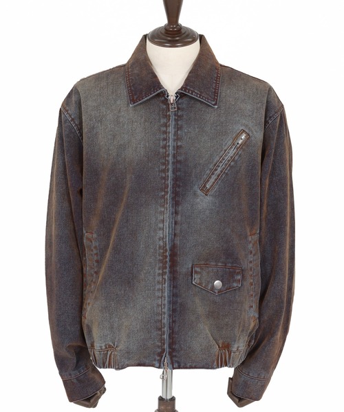 ADAM PATEK(アダムパテック)の「【ADAMPATEK/アダムパテック】velour dust jacket ベロアジャケット(ブルゾン・レディース・ブラウン/ブラック・2/1)」の19枚目の写真