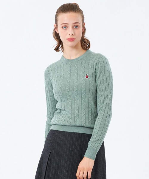 バッキンガムベア ケーブルニット（ニット/セーター）｜MACKINTOSH