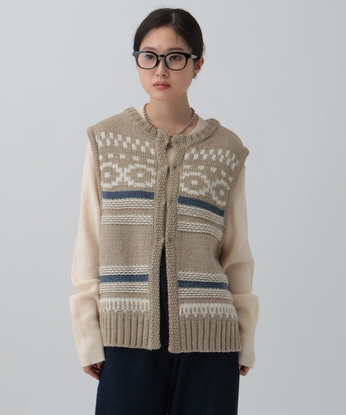 セール】5ゲージノルディック柄ベスト 595631（ベスト）｜LEPSIM