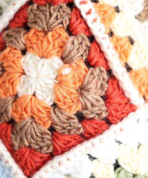 Sense of Grace（センスオブグレース）の「フラワーモチーフ　ニットベレー（ハンチング/ベレー帽・レディース・ブラック/アイボリー・FREE）」の12枚目の写真