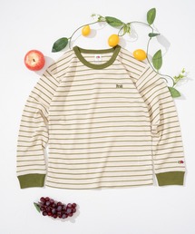 FRUIT OF THE LOOM | ワッフルボーダーロンT / キッズ / ユニセックス / バイカラー(Tシャツ/カットソー)