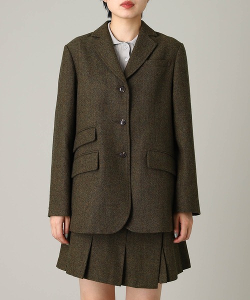 forget-me-nots(フォーゲットミーノッツ)の「forget-me-nots Wool Blazer Jacket FMN-25AW-JK-001(その他アウター・レディース・チャコールグレー/ブラウン・SMALL/MEDIUM)」の2枚目の写真