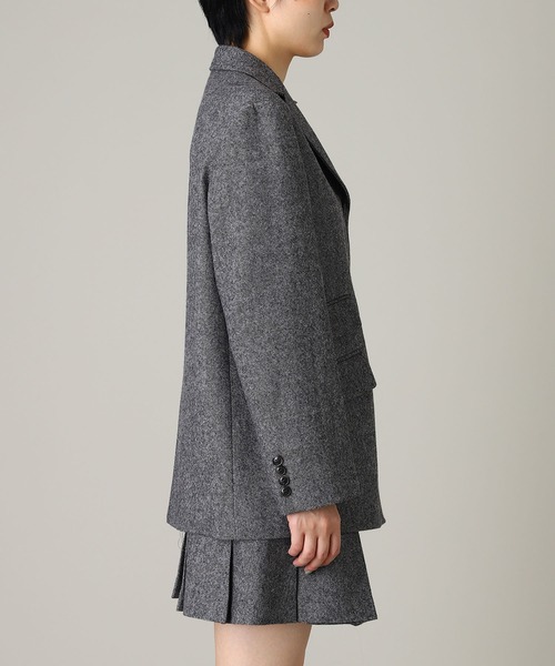 forget-me-nots(フォーゲットミーノッツ)の「forget-me-nots Wool Blazer Jacket FMN-25AW-JK-001(その他アウター・レディース・チャコールグレー/ブラウン・SMALL/MEDIUM)」の3枚目の写真
