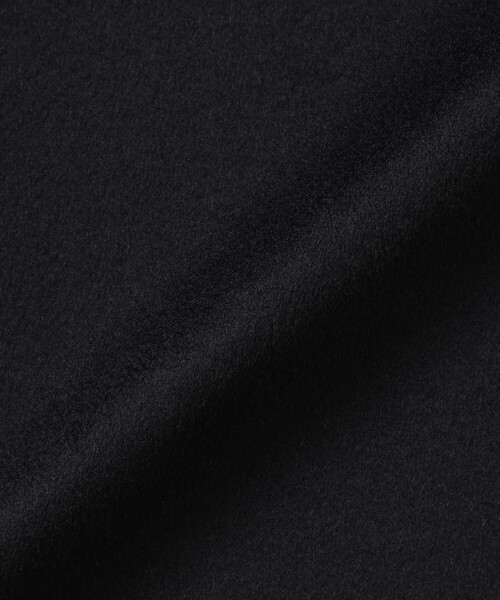 MACKINTOSH LONDON（マッキントッシュ ロンドン）の「【WEB・一部店舗限定】【ROSLEY/ロズリー】カシミヤブレンドウールリバーノーカラーコート（ノーカラーコート・レディース・ブラック・38）」の10枚目の写真