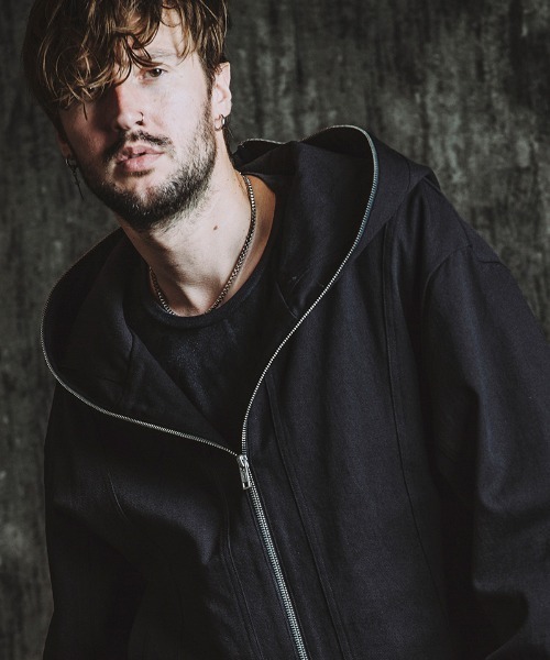 NO ID.（ノーアイディ）の「mj11143- ﾏﾙﾁｼｰﾑﾌｰﾃﾞｯﾄﾞBLZ ブルゾン(857006-328B)（ブルゾン・メンズ・グレー/ブラック/ネイビー・ONE SIZE）」の5枚目の写真