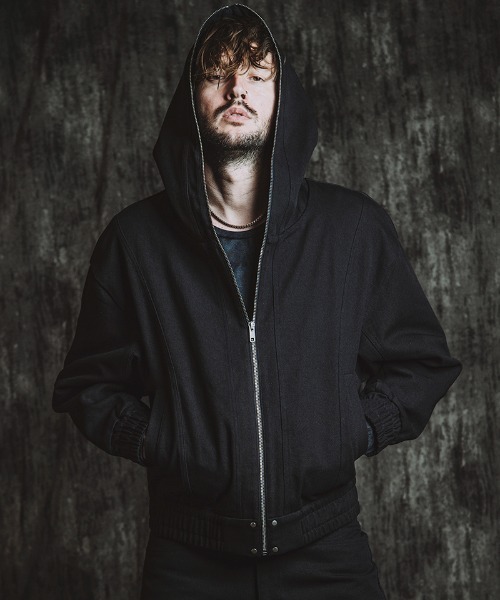 NO ID.（ノーアイディ）の「mj11143- ﾏﾙﾁｼｰﾑﾌｰﾃﾞｯﾄﾞBLZ ブルゾン(857006-328B)（ブルゾン・メンズ・グレー/ブラック/ネイビー・ONE SIZE）」の6枚目の写真