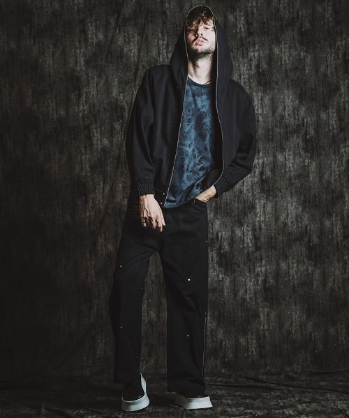 NO ID.（ノーアイディ）の「mj11143- ﾏﾙﾁｼｰﾑﾌｰﾃﾞｯﾄﾞBLZ ブルゾン(857006-328B)（ブルゾン・メンズ・グレー/ブラック/ネイビー・ONE SIZE）」の7枚目の写真