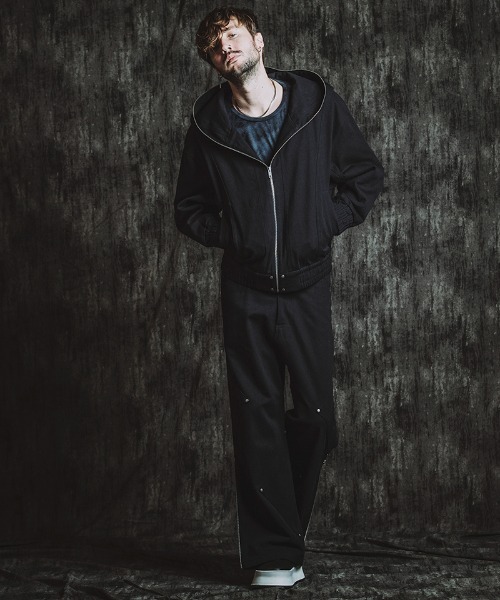 NO ID.（ノーアイディ）の「mj11143- ﾏﾙﾁｼｰﾑﾌｰﾃﾞｯﾄﾞBLZ ブルゾン(857006-328B)（ブルゾン・メンズ・グレー/ブラック/ネイビー・ONE SIZE）」の8枚目の写真