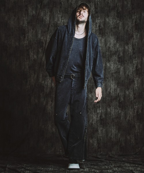 NO ID.（ノーアイディ）の「mj11143- ﾏﾙﾁｼｰﾑﾌｰﾃﾞｯﾄﾞBLZ ブルゾン(857006-328B)（ブルゾン・メンズ・グレー/ブラック/ネイビー・ONE SIZE）」の18枚目の写真