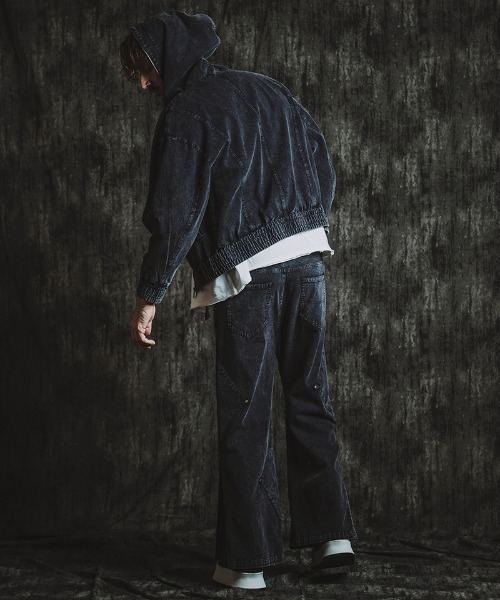 NO ID.（ノーアイディ）の「mj11143- ﾏﾙﾁｼｰﾑﾌｰﾃﾞｯﾄﾞBLZ ブルゾン(857006-328B)（ブルゾン・メンズ・グレー/ブラック/ネイビー・ONE SIZE）」の19枚目の写真