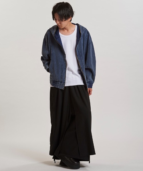 NO ID.（ノーアイディ）の「mj11143- ﾏﾙﾁｼｰﾑﾌｰﾃﾞｯﾄﾞBLZ ブルゾン(857006-328B)（ブルゾン・メンズ・グレー/ブラック/ネイビー・ONE SIZE）」の21枚目の写真