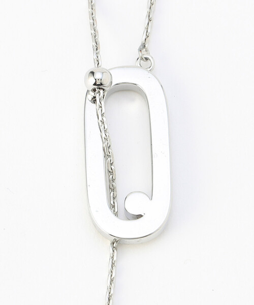 K.T KIYOKO TAKASE（キヨコタカセ）の「オーバルパーツスライド ネックレス（ネックレス・レディース・シルバー・FREE）」の3枚目の写真