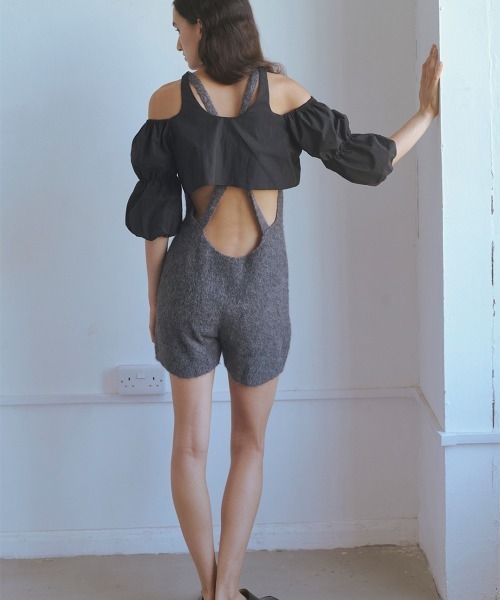 TELOPLAN(テーロプラン)の「【TELOPLAN】Maisie Top / マイシートップ(Tシャツ/カットソー・レディース・ブルー/ブラック・ONE SIZE)」の3枚目の写真