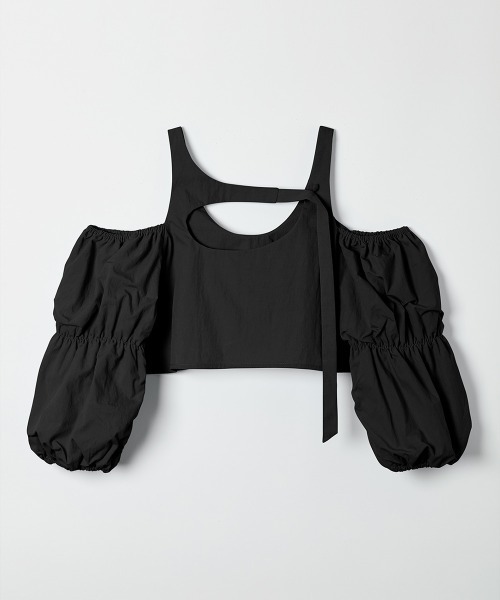 TELOPLAN(テーロプラン)の「【TELOPLAN】Maisie Top / マイシートップ(Tシャツ/カットソー・レディース・ブルー/ブラック・ONE SIZE)」の4枚目の写真