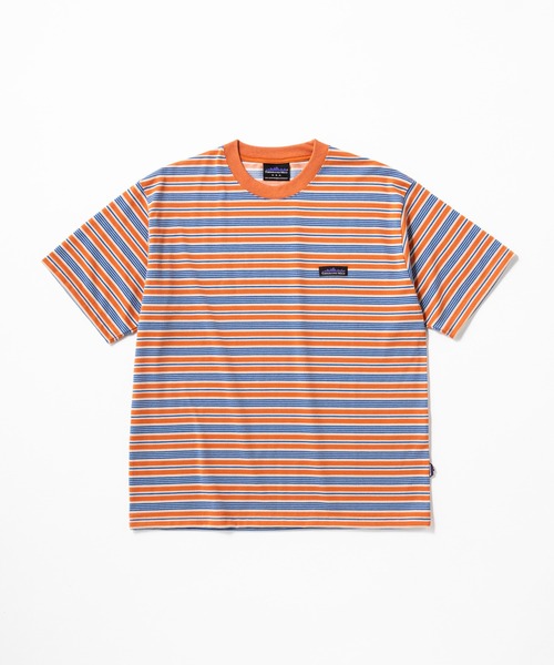 THOUSAND MILE（サウザンドマイル）の「[Unisex]SHORT SLEEVE T-SHIRT T/C JERSEY BORDER/ショートスリーブTシャツ ボーダー（Tシャツ/カットソー・レディース・ブルー系その他/オレンジ系その他・L/S/XS/XL/M）」の2枚目の写真