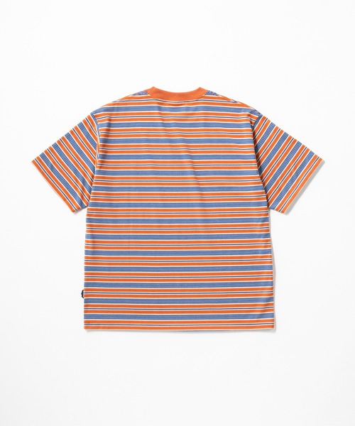 THOUSAND MILE（サウザンドマイル）の「[Unisex]SHORT SLEEVE T-SHIRT T/C JERSEY BORDER/ショートスリーブTシャツ ボーダー（Tシャツ/カットソー・レディース・ブルー系その他/オレンジ系その他・L/S/XS/XL/M）」の7枚目の写真
