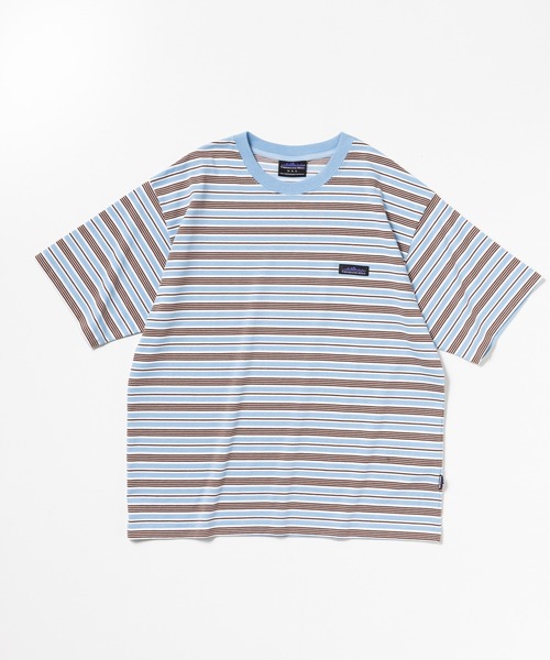 THOUSAND MILE（サウザンドマイル）の「[Unisex]SHORT SLEEVE T-SHIRT T/C JERSEY BORDER/ショートスリーブTシャツ ボーダー（Tシャツ/カットソー・レディース・ブルー系その他/オレンジ系その他・L/S/XS/XL/M）」の9枚目の写真