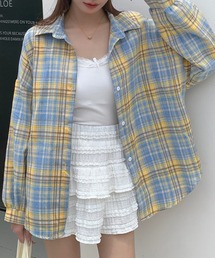 ベーシック×チェック柄シャツ