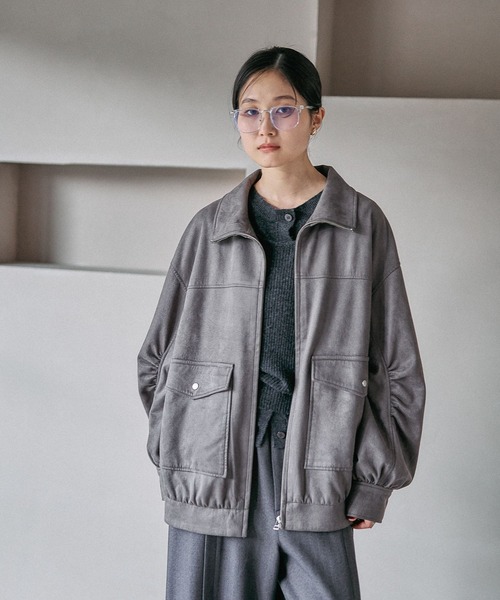 フェイクスエードブルゾン 582416（ブルゾン）｜LEPSIM（レプシィム