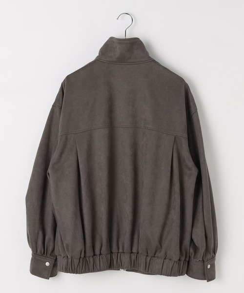 LEPSIM(レプシィム)の「フェイクスエードブルゾン 582416(ブルゾン・レディース・ベージュ系その他/ブラック/チャコールグレー・FREE)」の4枚目の写真