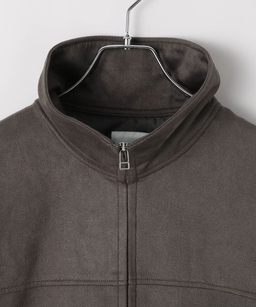 LEPSIM(レプシィム)の「フェイクスエードブルゾン 582416(ブルゾン・レディース・ベージュ系その他/ブラック/チャコールグレー・FREE)」の5枚目の写真