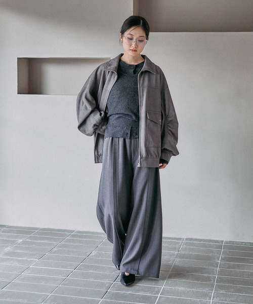 フェイクスエードブルゾン 582416（ブルゾン）｜LEPSIM（レプシィム