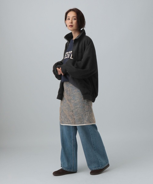 LEPSIM(レプシィム)の「フェイクスエードブルゾン 582416(ブルゾン・レディース・ベージュ系その他/ブラック/チャコールグレー・FREE)」の18枚目の写真