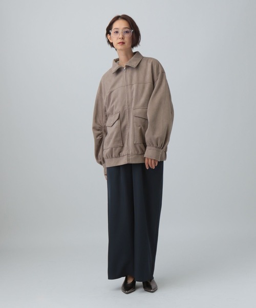 フェイクスエードブルゾン 582416（ブルゾン）｜LEPSIM（レプシィム