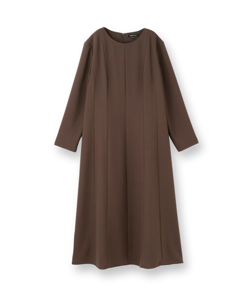 INDIVI（インディヴィ）の「【洗える／UVケア】ジョーゼットフレアワンピース（ワンピース・レディース・ネイビー/ダークブラウン・03/05/13/15 /19/36/38/40）」の16枚目の写真