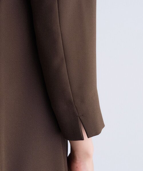 INDIVI（インディヴィ）の「【洗える／UVケア】ジョーゼットフレアワンピース（ワンピース・レディース・ネイビー/ダークブラウン・03/05/13/15 /19/36/38/40）」の9枚目の写真