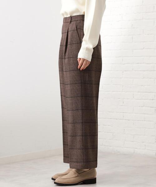 THE SHOP TK （ザ ショップ ティーケー ）の「【着丈選べる/XS～XLサイズ】あったか裏起毛ワイドパンツ（その他パンツ・レディース・ブラック/アイボリー/ダークブラウン系1/チャコールグレー・13/12/14/11/10/03/01/02）」の18枚目の写真