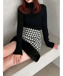 CPG フェイクファースカート　2 RESEXXY（リゼクシー） スカート フェイクファーミニスカート